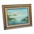 1990s Lighthouse and Egrets Seascape Painting on Canvas, Signed by the Artist, Framed For Sale