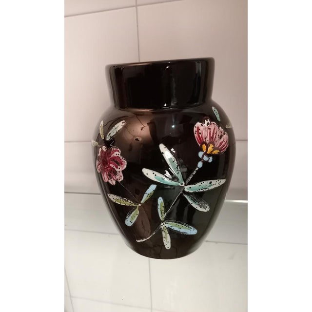 Vintage Vase in Ceramic from Flavia Montelupo, 1970s For Sale - Image 6 of 6