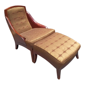 1950s Experience Unmatched Comfort With the Iconic Thos. Moser Wing Chair and Matching Ottoman