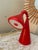 Plastic 1990s Ikea Postmodern Fryebo Red Flexible Led Table Lamp For Sale - Image 7 of 8