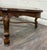 Vintage Karges Louis XV Style Hand Carved Walnut Glass Top Coffee Table For Sale - Image 9 of 14