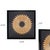 Wood Inca Star of Gold Framed Art For Sale - Image 7 of 7
