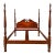 Vintage King Size Cherry Bed Frame by Y&j Furniture For Sale