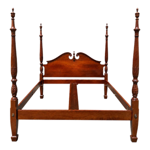Vintage King Size Cherry Bed Frame by Y&j Furniture