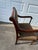 Vintage Fairfield Armchair Traditional Style Geometric Upholstery Wood Frame For Sale - Image 10 of 12