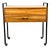 Mid-Century Modern Rolling Sewing Box in Walnut on Tubular Steel Legs, 1960s For Sale
