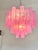 2020s Spectacular Fucsia “Tronchi” Murano Glass Chandelier D60 For Sale - Image 5 of 6