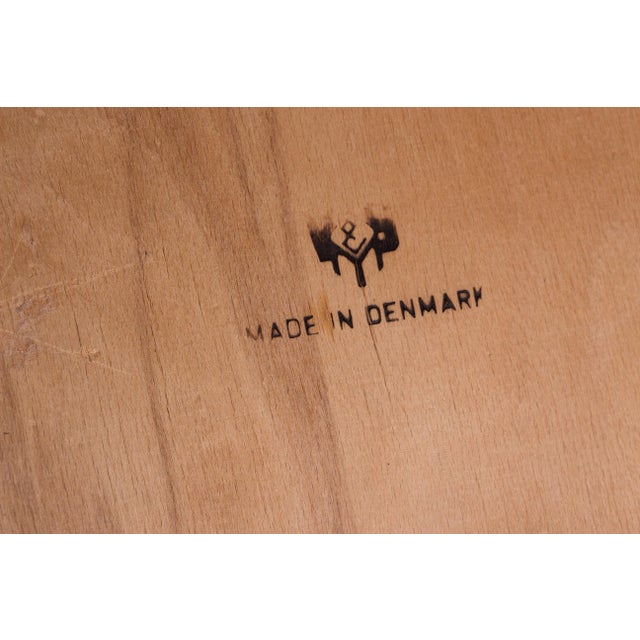 Vintage Danish Chairs in Rosewood and New Skai by Henning Kjaernulf for Vejle Stole, 1960, Set of 4 For Sale - Image 12 of 13