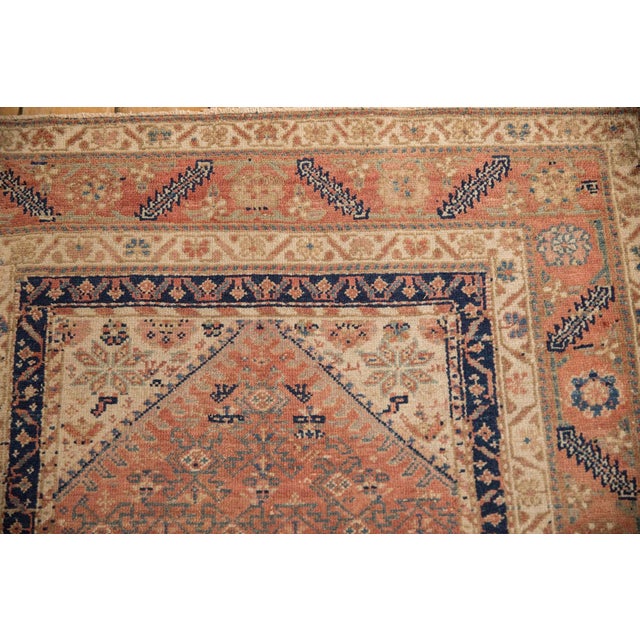 Antique Fine Malayer Rug Runner - 3'9" x 8' For Sale - Image 10 of 11