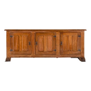 Mid-Century Modern French Sideboard in Oak For Sale