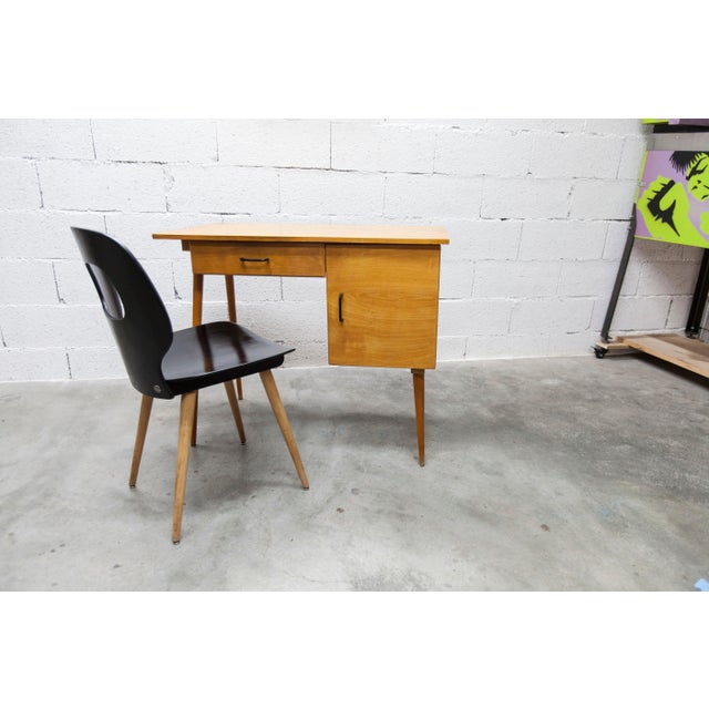 Eye Desk and Chair Set from Baumann, 1960, Set of 2 For Sale - Image 18 of 18