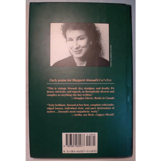 Green 1980s Novel, Margaret Atwood's Cat's Eye, Signed - 1 Piece For Sale - Image 8 of 11