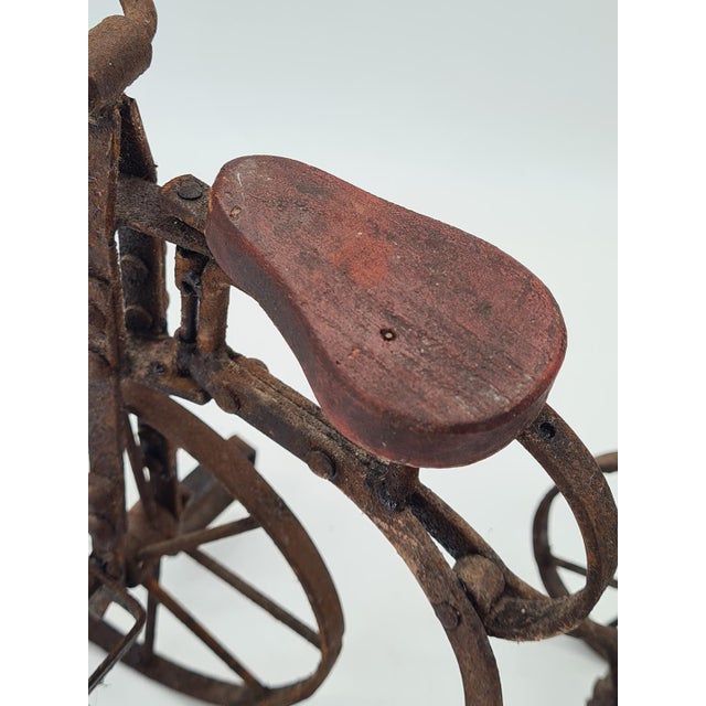Metal Vintage Miniature Metal Tricycles, 1970s, Set of 2 For Sale - Image 7 of 12