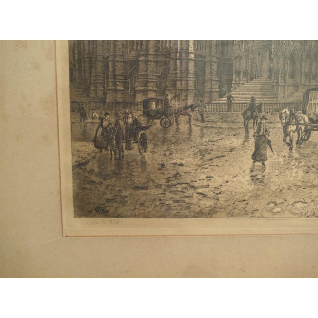 Wood Charles Bird, St. Mary Redcliffe Church in Bristol England, Engraving For Sale - Image 7 of 8