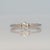 2020s Earth Mined Diamond Ring With Diamond Accents: Solid 14k Gold – Round, 4mm, Size 6.75 For Sale - Image 5 of 9