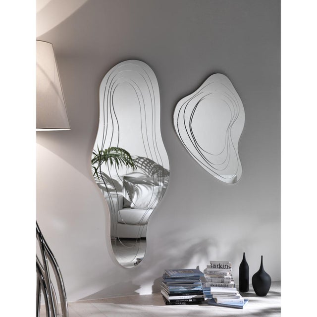 Not Yet Made - Made To Order Livelli 1750 Wall Mirror with White Colored MDF by Barberini & Gunnell For Sale - Image 5 of 8