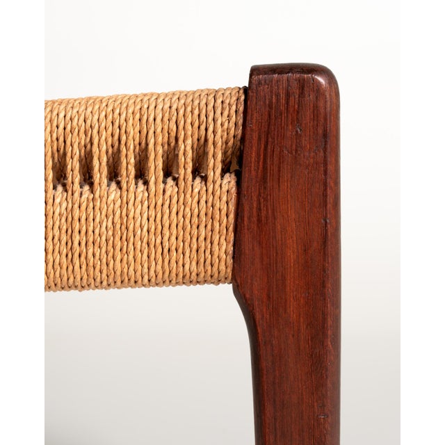 Scandinavian Chairs with Rope Seats, 1960s, Set of 2 For Sale - Image 9 of 11