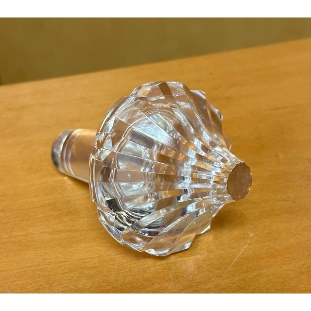 Vintage Waterford Maeve Cut Wine Decanter With Cut Stopper For Sale In San Diego - Image 6 of 6