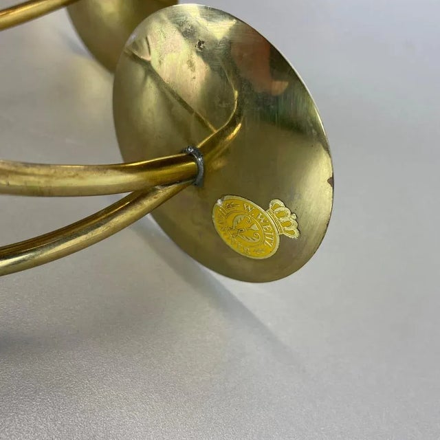Sculptural Solid Brass Candleholder from Harald Buchrucker, Germany, 1950s For Sale - Image 16 of 18