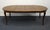 French Country High End Vintage Solid Oak Early American Traditional 88" Oval Dining Table For Sale - Image 3 of 11