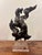 Mid-Century Modern Vintage Coastal Burl Wood Sculpture on Lucite Base, Natural Fantasy Form For Sale - Image 3 of 10