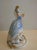 Vintage Capodimonte Porcelain Figurine Figurine depicting an 18th-century lady in porcelain. Colored and hand-gilded...