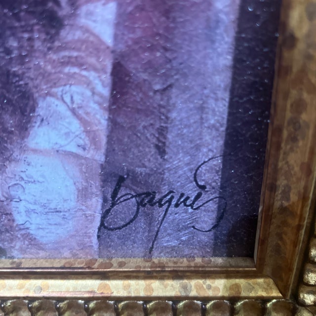 Red 20th Century Surrealistic Figurative Image by Spanish Artist Josep Baques Signed Framed For Sale - Image 8 of 10
