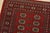 Bokhara Rug 4’2” X 6’2” Red Wool Tribal Hand-Knotted Oriental Carpet For Sale In Philadelphia - Image 6 of 11