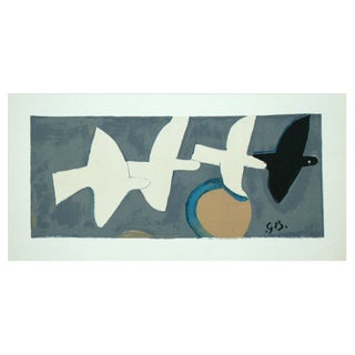 Georges Braque, Quatre Oiseaux, 1959, Lithograph For Sale