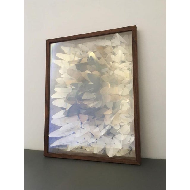 Paper Italian Abstract Wall Sculpture, 2012 For Sale - Image 7 of 18