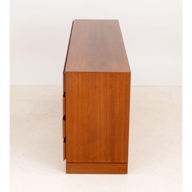 Wood Arne Wahl Iversen Teak Long Dresser For Sale - Image 7 of 9