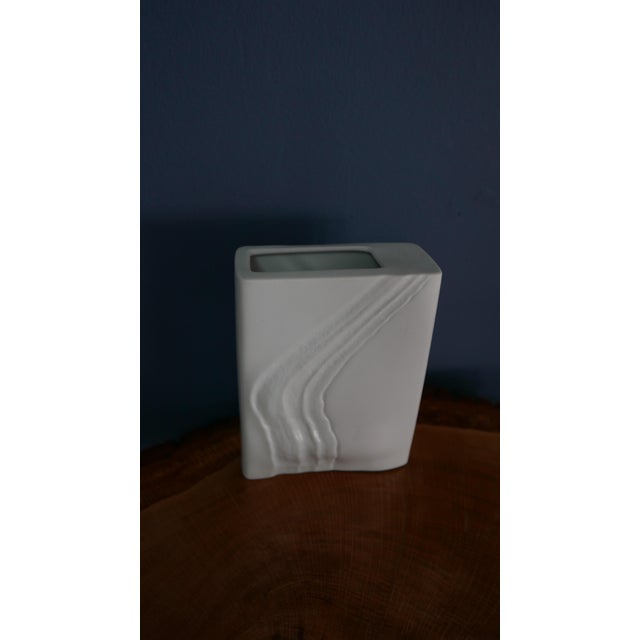 Ceramic Op Art Vase by Martin Freyer for Rosenthal Studio Line, Germany, 1970s For Sale - Image 7 of 9