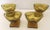 Anglo Irish Footed Compotes c 1810 Early 19th Century Canary Yellow Amber - Set of 4 For Sale In Denver - Image 6 of 10