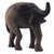 African Elephant Wood Figurine, 1960s For Sale - Image 9 of 9