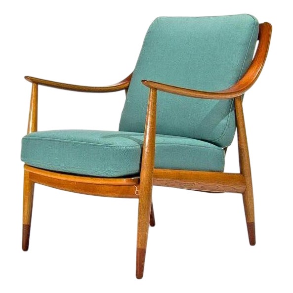 Mid-Century Danish Armchair in Teak & Oak by Pater Hvidt for France & Søn / France & Daverkosen, 1950s For Sale