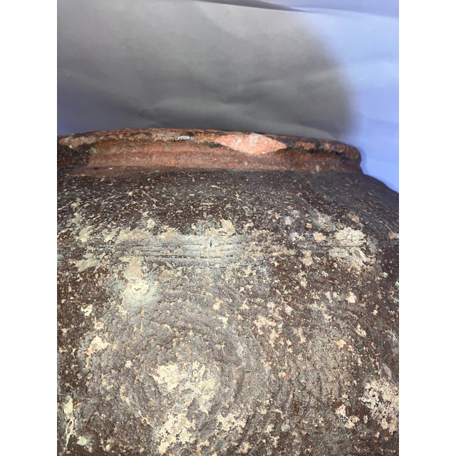 Ceramic Ming Dynasty 16th Century Black Egg Export Vessel For Sale - Image 7 of 9