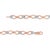 10K Rose Gold 1/2 cttw Diamond Cluster and Infinity Weave Link Bracelet (H-I Color, I2-I3 Clarity) - Size 7" For Sale - Image 4 of 7