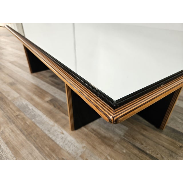Wood Coffee Table in the style of Afra and Tobia Scarpa for Maxalto, 1960s For Sale - Image 7 of 15