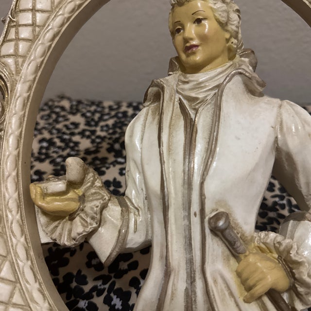 Vintage Universal Statuary Corp Victorian Man Wall Plaque For Sale In New Orleans - Image 6 of 9