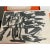 1950s Mid 20th Century Abstract Action Painting, Black & White Pen & Ink on Paper by Salvatore Grippi For Sale - Image 5 of 5