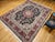 Vintage Persian Tabriz Rug, Hand-Knotted Wool & Silk, Floral Garden Pattern, Black & Red, 8x10 For Sale - Image 9 of 18