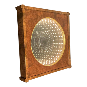 Mid-Century 3-D Infinity Wall Light, Late 60's Early 70's