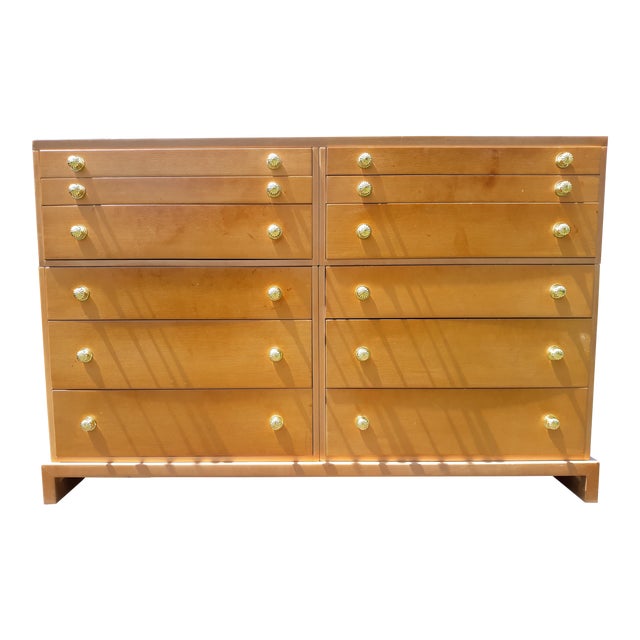 1940 S C G Kimerly For Widdicomb 12 Drawer Chest Chairish