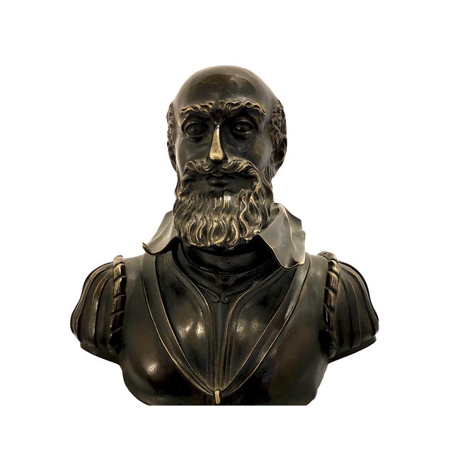 On offer is a late 19th-century bronze bust of King Henri IV of France (Henry IV, 1553–1610), also known as "Good King...