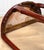Vintage Chinese Marble Hardwood Carved Demilune Half Moon Console Table For Sale - Image 12 of 12