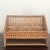 Vintage Mid-20th Century Wood & Cane Desk Organizer For Sale - Image 4 of 12