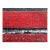 Abstract Red Kilim No. 1 - Oversized Original Oil Painting by Diane Grant | Color Field For Sale
