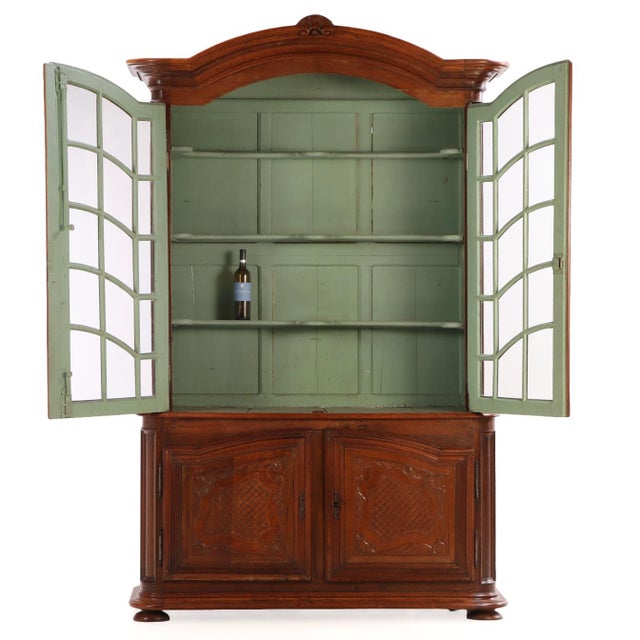 French Provincial Three Piece French Oak Cabinet, 19th Century For Sale - Image 3 of 8