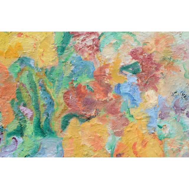 Vertical Impasto Spring Floral Still Life by Doreen Gadsby For Sale - Image 4 of 7