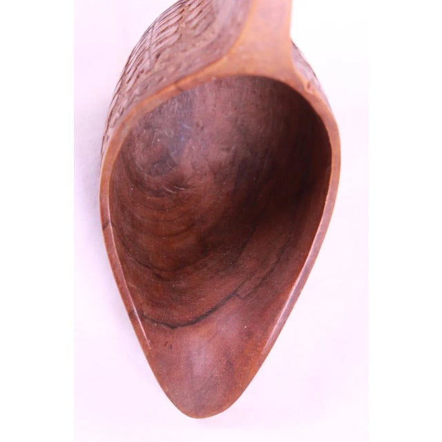 Antique 1900s Hand-Carved Wooden Wedding Cup From Former Yugoslavia/European Balkan For Sale - Image 12 of 13